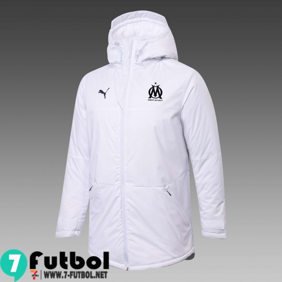 Chaqueta De Plumas Olympique Marsella blanca Hombre 2021 2022 DD46