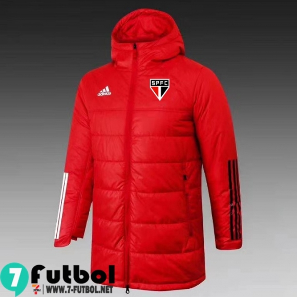 Chaqueta De Plumas Sao Paulo Rojo Hombre 2021 2022 DD48