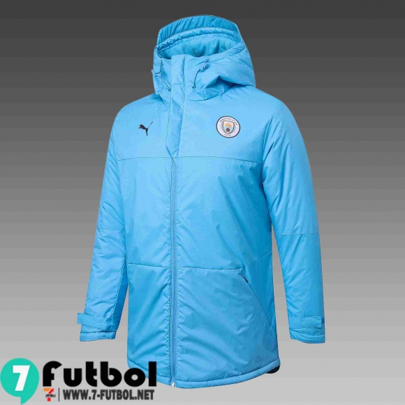 Chaqueta De Plumas Manchester City azul Hombre 2021 2022 DD54