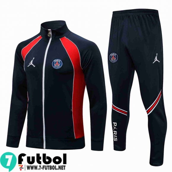 Chaquetas Futbol PSG Paris azul oscuro Hombre 2021 2022 JK204