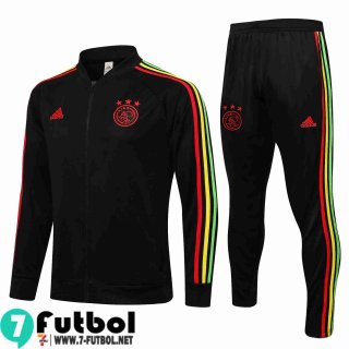 Chaquetas Futbol Ajax negro Hombre 2021 2022 JK210