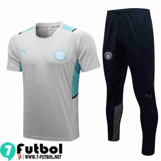 T-Shirt Manchester City Gris Hombre 2021 2022 PL191