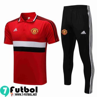 Polo Futbol Manchester United Rojo Hombre 2021 2022 PL196