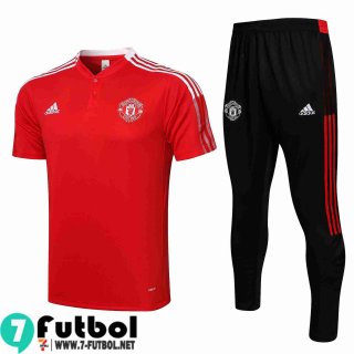 Polo Futbol Manchester United Rojo Hombre 2021 2022 PL207