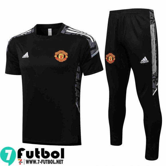 T-Shirt Manchester United negro Hombre 2021 2022 PL209