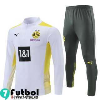 Chandal Futbol Dortmund BVB blanca Hombre 2021 2022 TG152