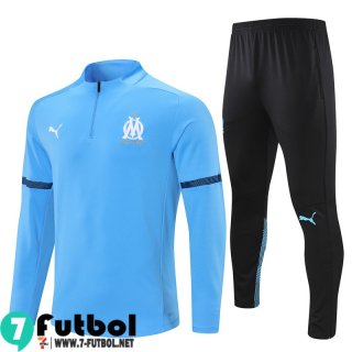 Chandal Futbol Olympique Marsella azul Hombre 2021 2022 TG160