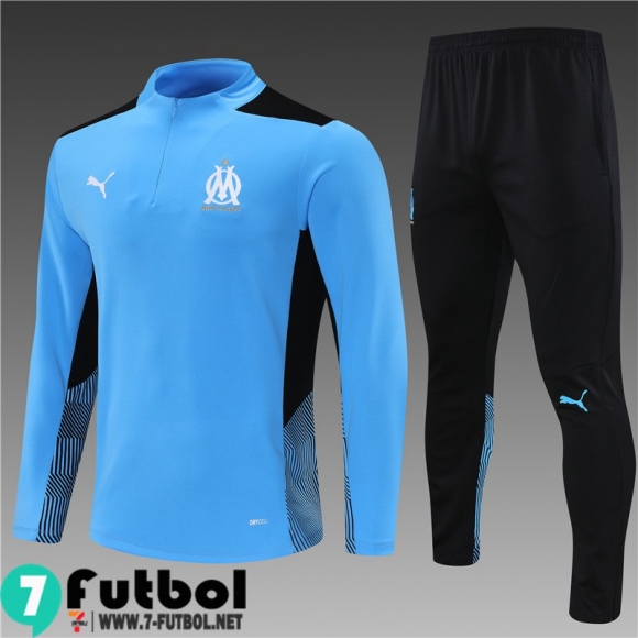 Chandal Futbol Olympique Marsella azul Niños 2021 2022 TK113