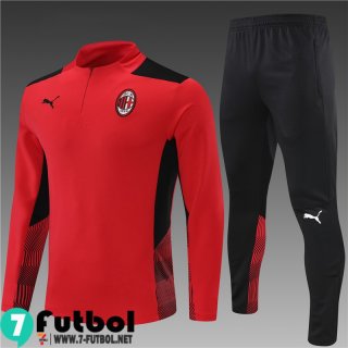 Chandal Futbol AC Milan Rojo Niños 2021 2022 TK116