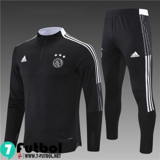 Chandal Futbol Ajax negro Niños 2021 2022 TK117