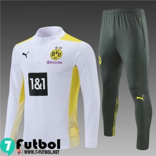Chandal Futbol Dortmund BVB blanca Niños 2021 2022 TK125