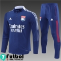 Chandal Futbol Olympique Lyon azul Niños 2021 2022 TK130