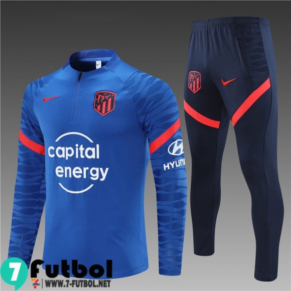 Chandal Futbol Olympique Lyon azul Niños 2021 2022 TK134