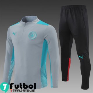 Chandal Futbol Manchester City Gris Niños 2021 2022 TK138