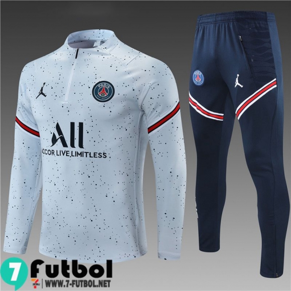 Chandal Futbol PSG Paris Gris Niños 2021 2022 TK148