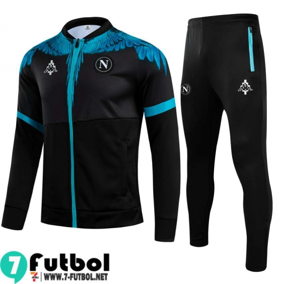 Chaquetas Futbol SSC Naples negro Niños 2021 2022 TK156