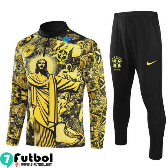KIT: Chandal Futbol Brasil Hombre 24 25 A664 KIT: Chandal Futbol Brasil Hombre 24 25 A664