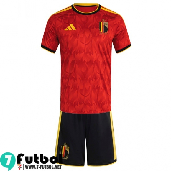 Camiseta Futbol Belgica Primera Nino 2026 World Cup