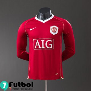 Retro Camiseta Futbol Manchester United Primera Hombre Manga Larga 06 07 FG1027 Retro Camiseta Futbol Manchester United Primera Hombre Manga Larga 06 07 FG1027