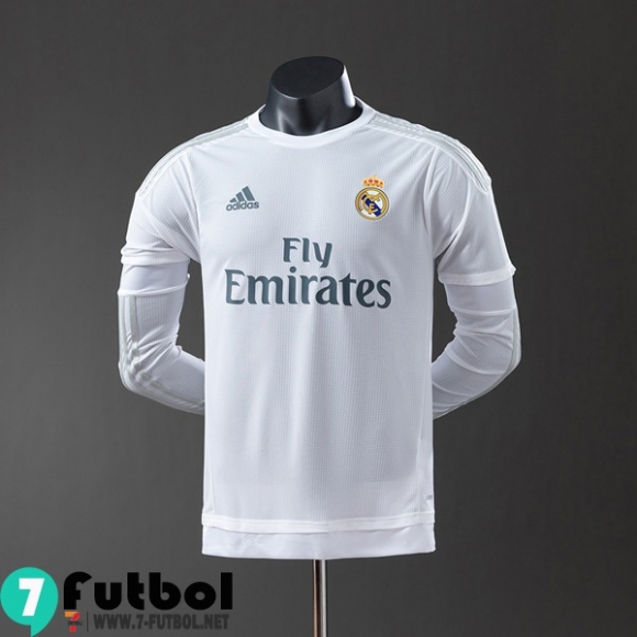 Retro Camiseta Futbol Real Madrid Primera Hombre Manga Larga 15 16 FG1036 Retro Camiseta Futbol Real Madrid Primera Hombre Manga Larga 15 16 FG1036