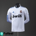 Retro Camiseta Futbol Real Madrid Primera Hombre Manga Larga 10 11 FG1039