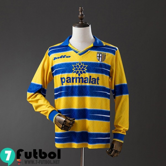 Retro Camiseta Futbol Parma Primera Hombre Manga Larga 98 99 FG1068