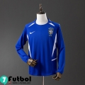Retro Camiseta Futbol Brasil Segunda Hombre Manga Larga 2002 FG1073