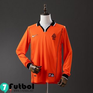 Retro Camiseta Futbol The Tangerines Primera Hombre Manga Larga 1998 FG1077