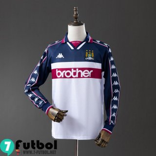Retro Camiseta Futbol Manchester City Segunda Hombre Manga Larga 97 98 FG1116 Retro Camiseta Futbol Manchester City Segunda Hombre Manga Larga 97 98 FG1116