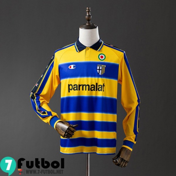 Retro Camiseta Futbol Parma Primera Hombre Manga Larga 99 00 FG1119 Retro Camiseta Futbol Parma Primera Hombre Manga Larga 99 00 FG1119