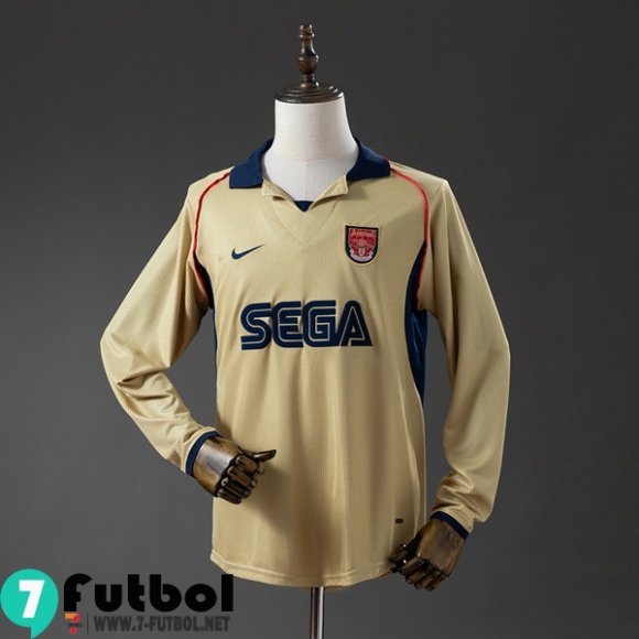 Retro Camiseta Futbol Arsenal Segunda Hombre Manga Larga 01 02 FG1181 Retro Camiseta Futbol Arsenal Segunda Hombre Manga Larga 01 02 FG1181