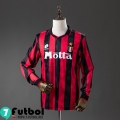 Retro Camiseta Futbol AC Milan Primera Hombre Manga Larga 93 94 FG1189 Retro Camiseta Futbol AC Milan Primera Hombre Manga Larga 93 94 FG1189