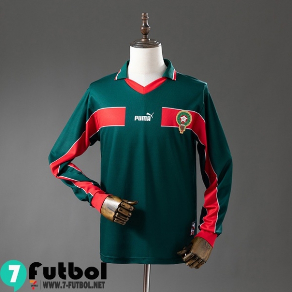 Retro Camiseta Futbol Marruecos Primera Hombre Manga Larga 1998 FG1190 Retro Camiseta Futbol Marruecos Primera Hombre Manga Larga 1998 FG1190