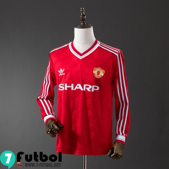 Retro Camiseta Futbol Manchester United Segunda Hombre Manga Larga 1986 88 FG849 Retro Camiseta Futbol Manchester United Segunda Hombre Manga Larga 1986 88 FG849