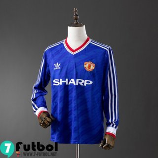 Retro Camiseta Futbol Manchester United Segunda Hombre Manga Larga 1986 88 FG850 Retro Camiseta Futbol Manchester United Segunda Hombre Manga Larga 1986 88 FG850