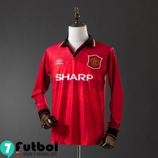 Retro Camiseta Futbol Manchester United Primera Hombre Manga Larga 1994 96 FG852 Retro Camiseta Futbol Manchester United Primera Hombre Manga Larga 1994 96 FG852