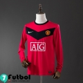 Retro Camiseta Futbol Manchester United Primera Hombre Manga Larga 2010 FG853