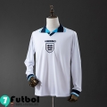 Retro Camiseta Futbol Inglaterra Primera Hombre Manga Larga 1996 FG854