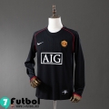 Retro Camiseta Futbol Manchester United Hombre Manga Larga 07 08 FG856