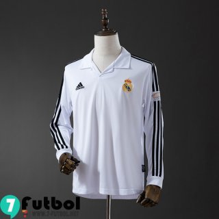 Retro Camiseta Futbol Real Madrid Primera Hombre Manga Larga 2002 03 FG862 Retro Camiseta Futbol Real Madrid Primera Hombre Manga Larga 2002 03 FG862