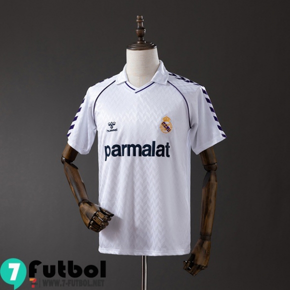 Retro Camiseta Futbol Real Madrid Primera Hombre 86 87 FG873 Retro Camiseta Futbol Real Madrid Primera Hombre 86 87 FG873