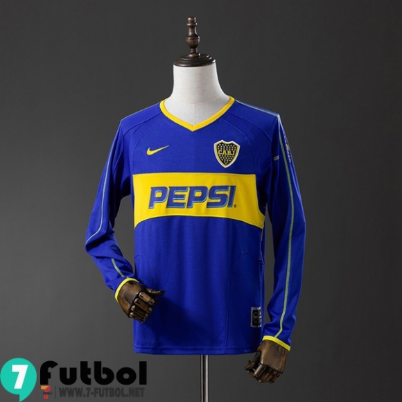 Retro Camiseta Futbol Boca Juniors Primera Hombre Manga Larga 03 04 FG947 Retro Camiseta Futbol Boca Juniors Primera Hombre Manga Larga 03 04 FG947