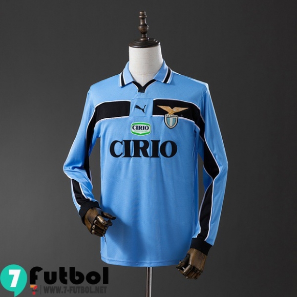 Retro Camiseta Futbol Lazio Primera Hombre Manga Larga 98 99 FG952 Retro Camiseta Futbol Lazio Primera Hombre Manga Larga 98 99 FG952