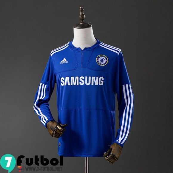 Retro Camiseta Futbol Chelsea Primera Hombre Manga Larga 09 10 FG957
