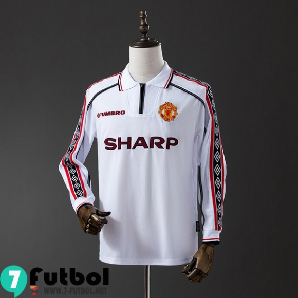 Retro Camiseta Futbol Manchester United Hombre Manga Larga 98 99 FG958 Retro Camiseta Futbol Manchester United Hombre Manga Larga 98 99 FG958