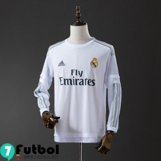Retro Camiseta Futbol Real Madrid Primera Hombre Manga Larga 15 16 FG959 Retro Camiseta Futbol Real Madrid Primera Hombre Manga Larga 15 16 FG959