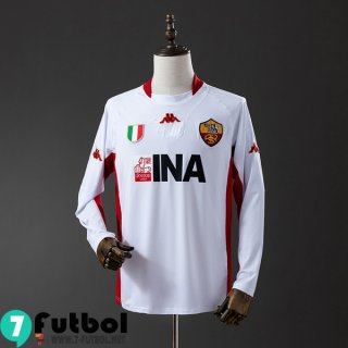 Retro Camiseta Futbol Roma Segunda Hombre Manga Larga 2001 02 FG964 Retro Camiseta Futbol Roma Segunda Hombre Manga Larga 2001 02 FG964