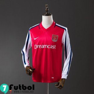 Retro Camiseta Futbol Arsenal Primera Hombre Manga Larga 01 02 FG969 Retro Camiseta Futbol Arsenal Primera Hombre Manga Larga 01 02 FG969
