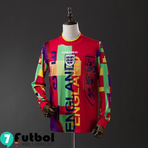 Retro Camiseta Futbol Inglaterra Porteros Hombre Manga Larga 1996 FG980 Retro Camiseta Futbol Inglaterra Porteros Hombre Manga Larga 1996 FG980