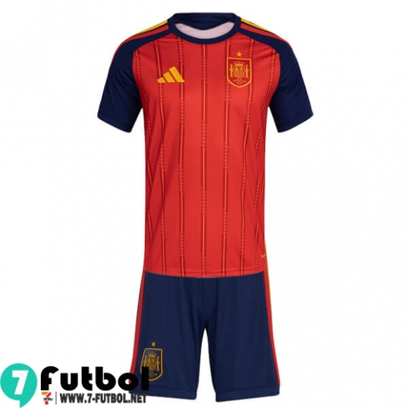 Camiseta Futbol Espana Primera Nino 2026 Copa del Mundo